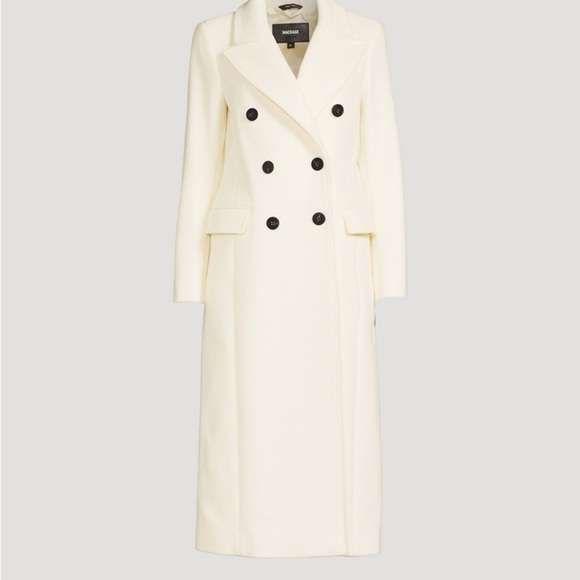 Mackage Jackets & Blazers - ◼️Mackage Holt Renfrew Yvonne Wool And Cashmere Double-Breasted Long Coat Small